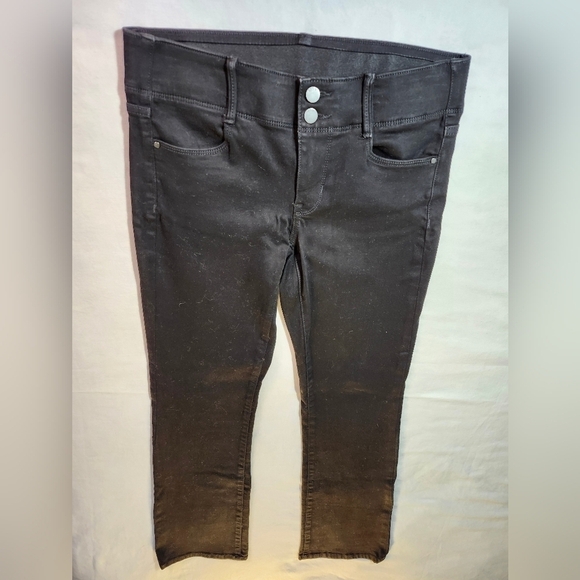 Apt. 9 Pants - Apt.9 cotton blend boot cut wide elastic band dbl button & zip closure sz 9